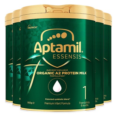 【澳洲直邮】NUTRICIA爱他美 APTAMIL有机A2蛋白奶粉 1段 6罐